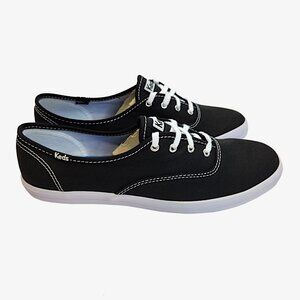 KEDS Women's Sneakers, Black, 9.5M